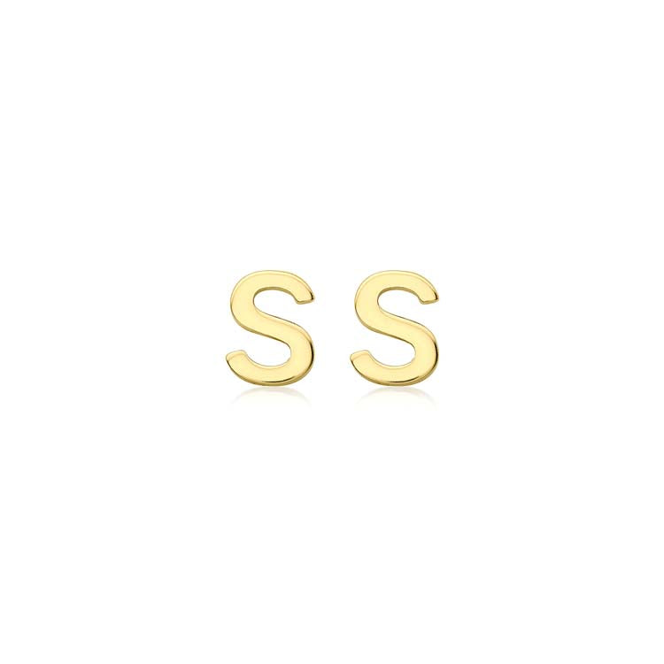 9K Yellow Gold Mini Initial &