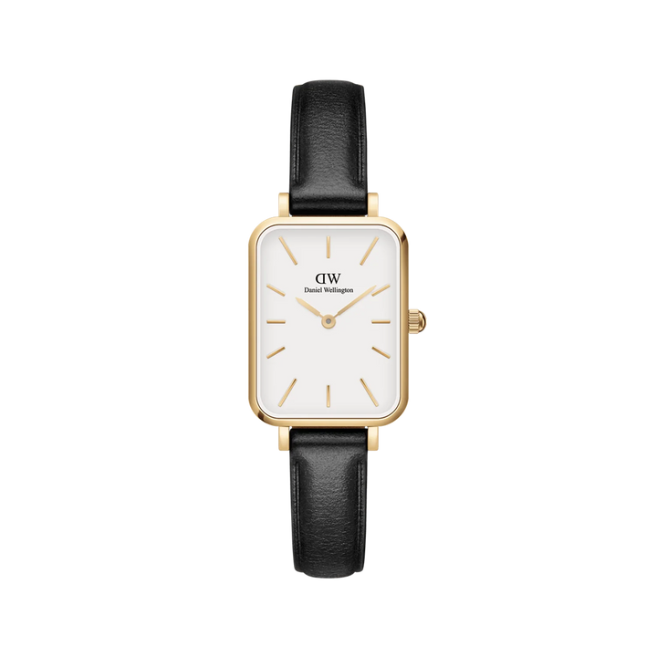 Daniel Wellington Quadro 20X26 Pressed Sheffield Gold & White Watch