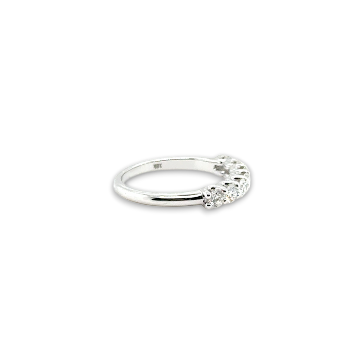 18ct White Gold Half Eternity Diamond Ring
