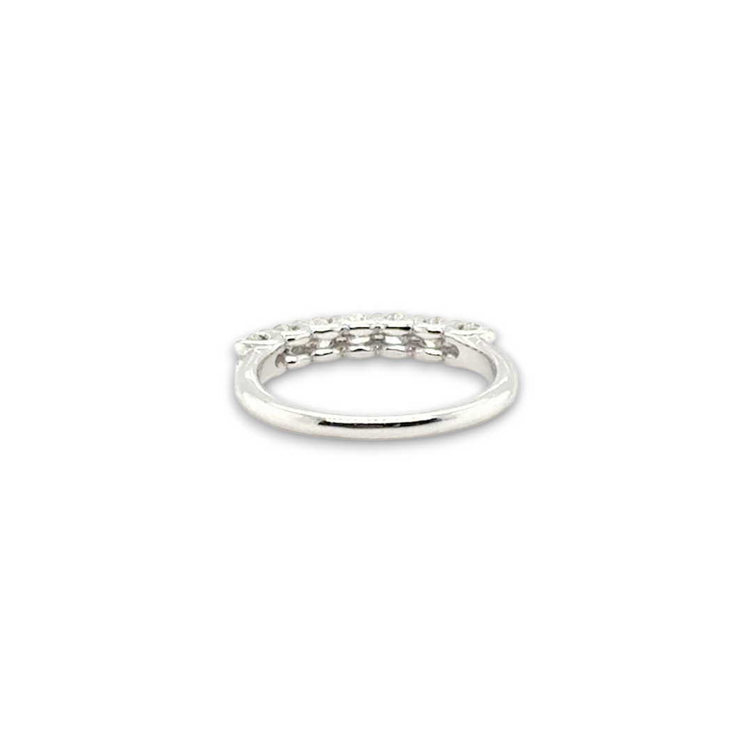 18ct White Gold Half Eternity Diamond Ring