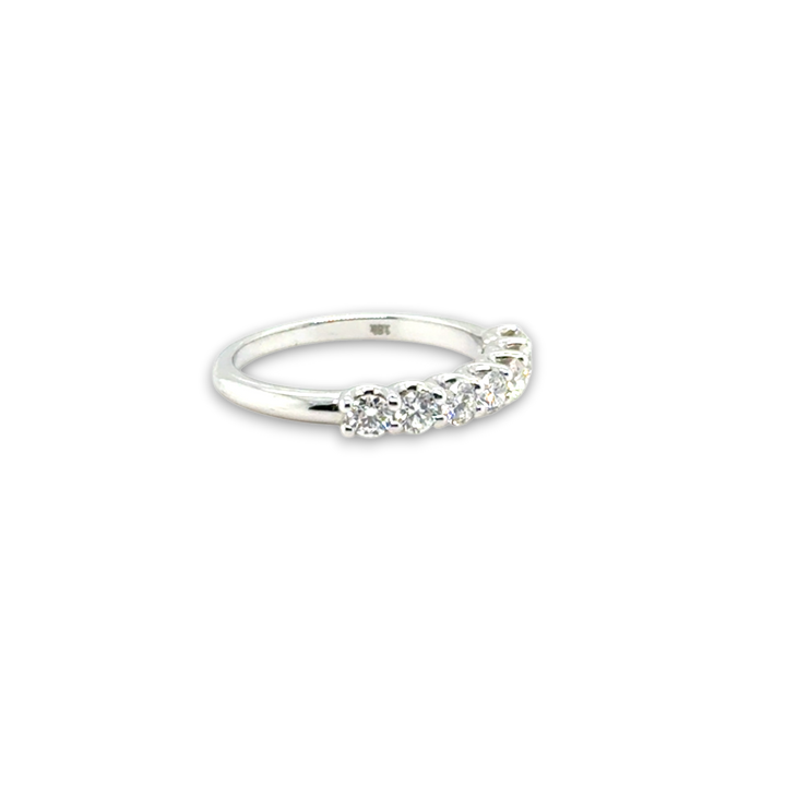 18ct White Gold Half Eternity Diamond Ring