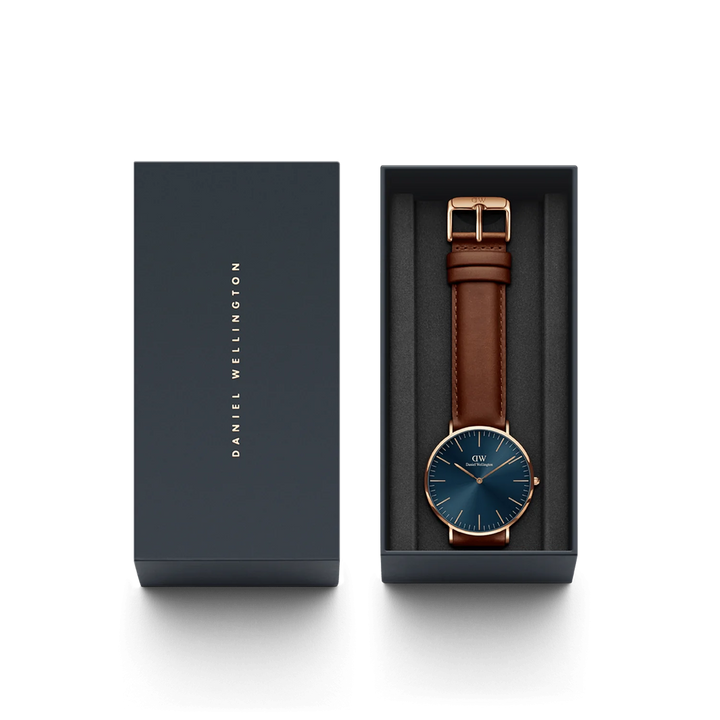 Daniel Wellington Classic 40 St Mawes Rose Gold Arctic Watch