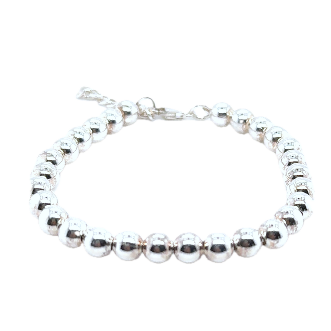 Sterling Silver Ball Bracelet