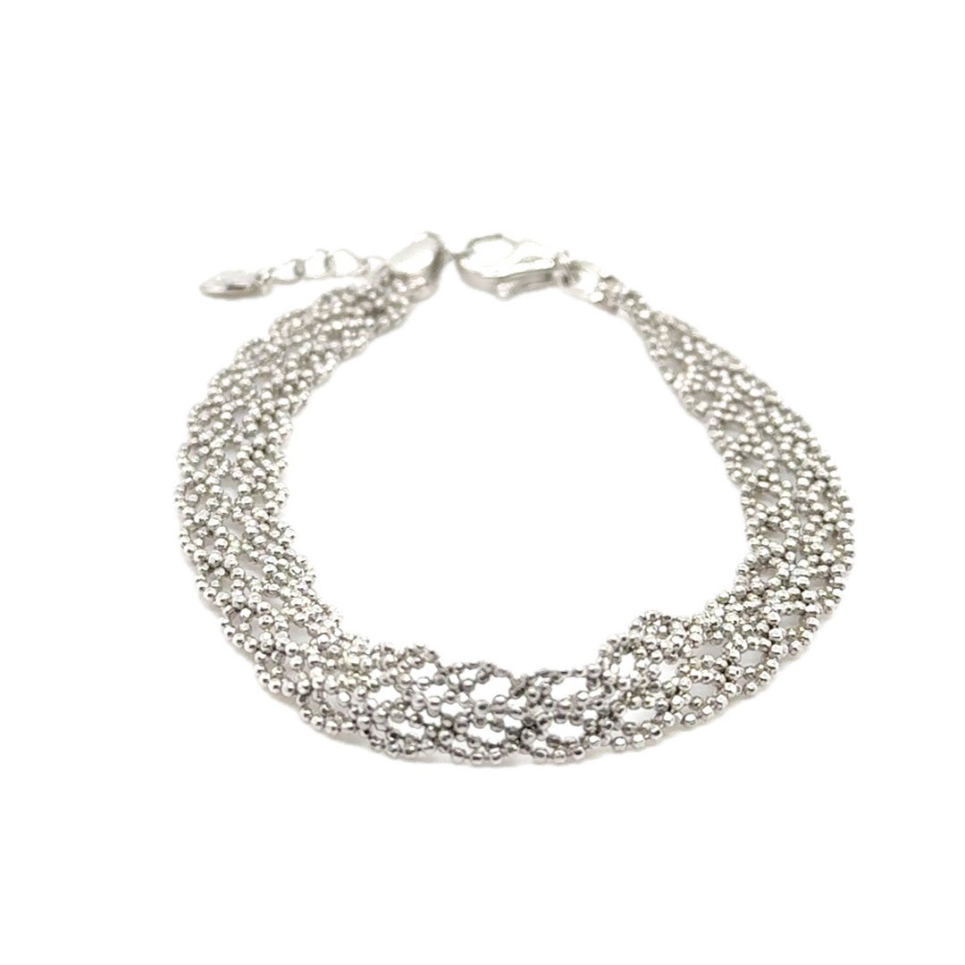 Sterling Silver Braided Bracelet