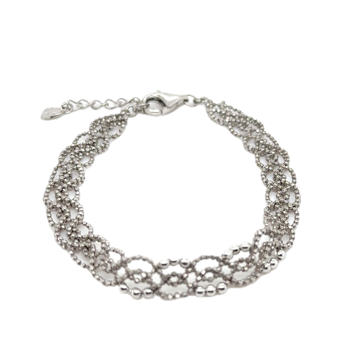 Sterling Silver Braided Bracelet