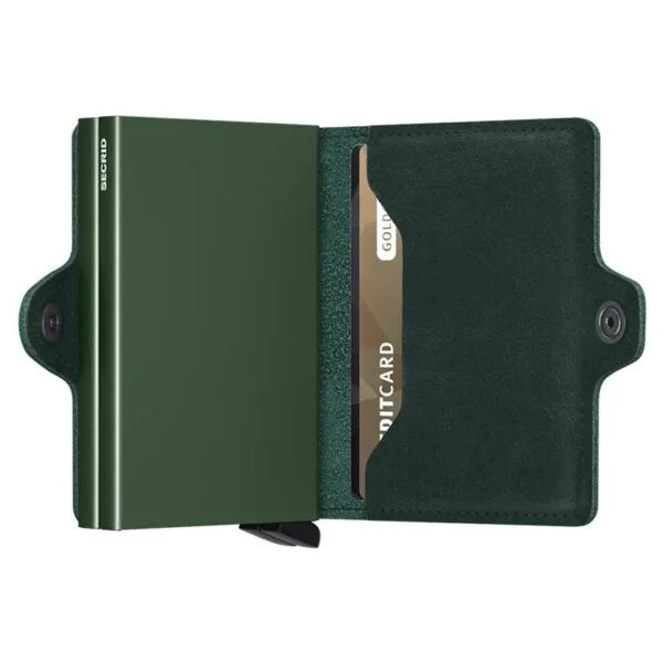 SECRID Twinwallet Original Green RFID Leather SC7445