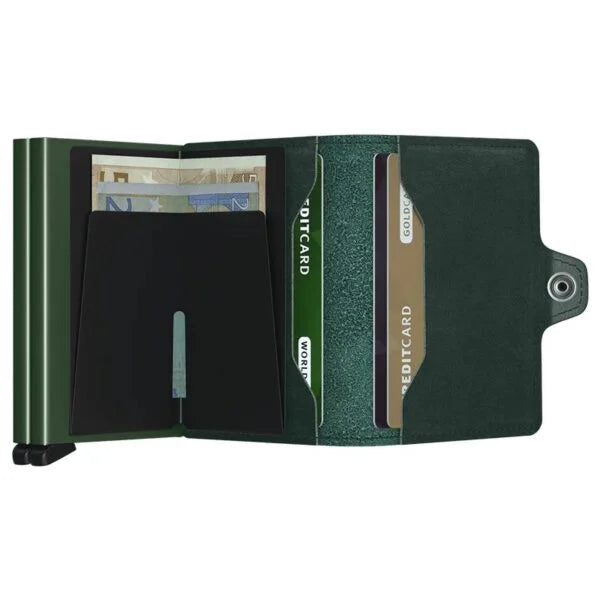 SECRID Twinwallet Original Green RFID Leather SC7445