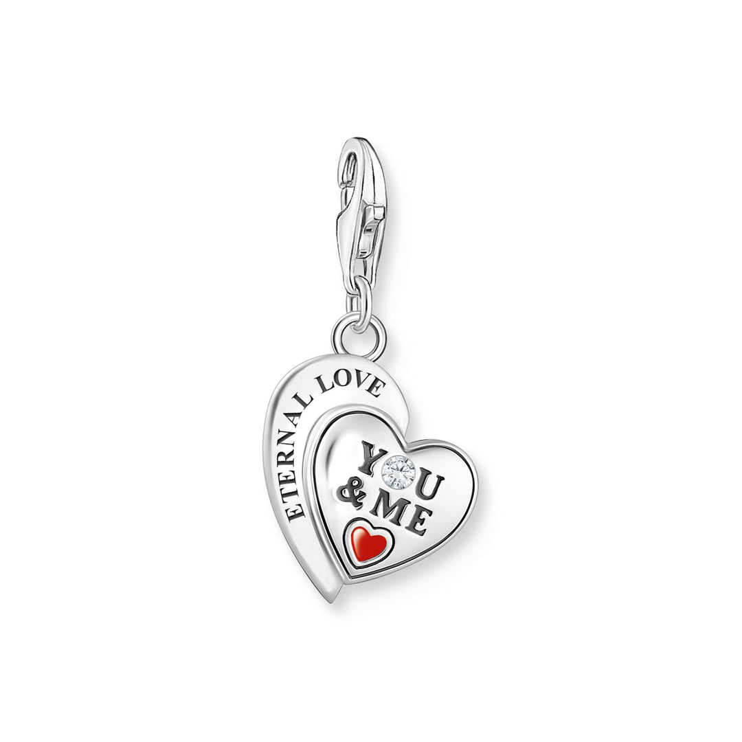 THOMAS SABO Charm Pendant You &amp; Me Silver