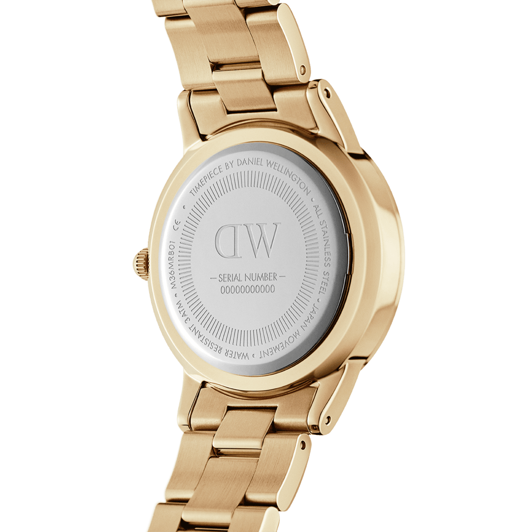 Daniel Wellington Iconic Link 32 Gold & White Watch