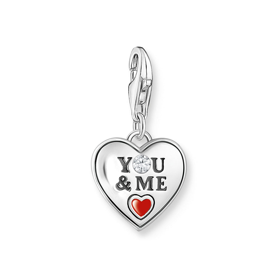 THOMAS SABO Heart charm YOU &amp; ME