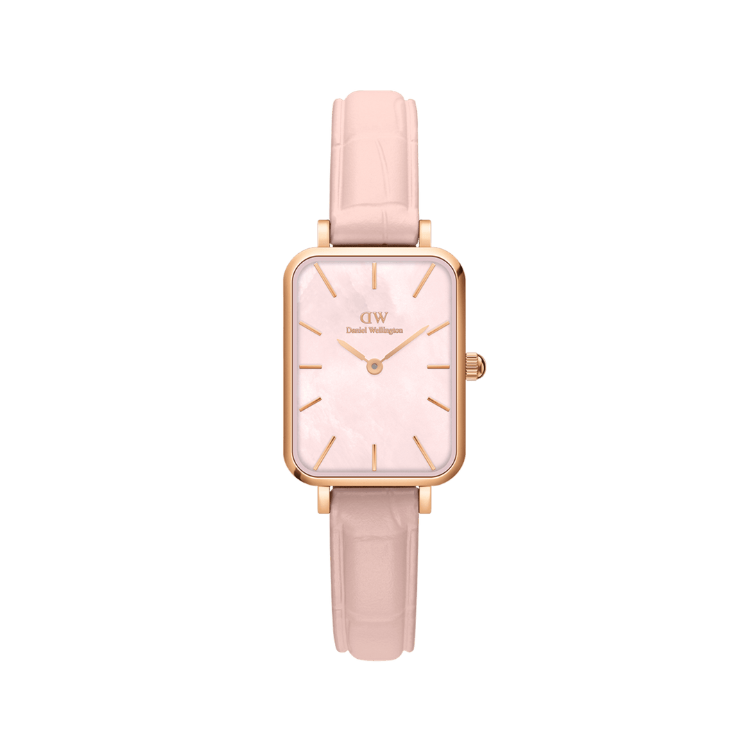 Daniel Wellington Quadro 20X26 Rouge Rose Gold Mother of Pearl Watch - B &amp; S Lyncris Jewellers