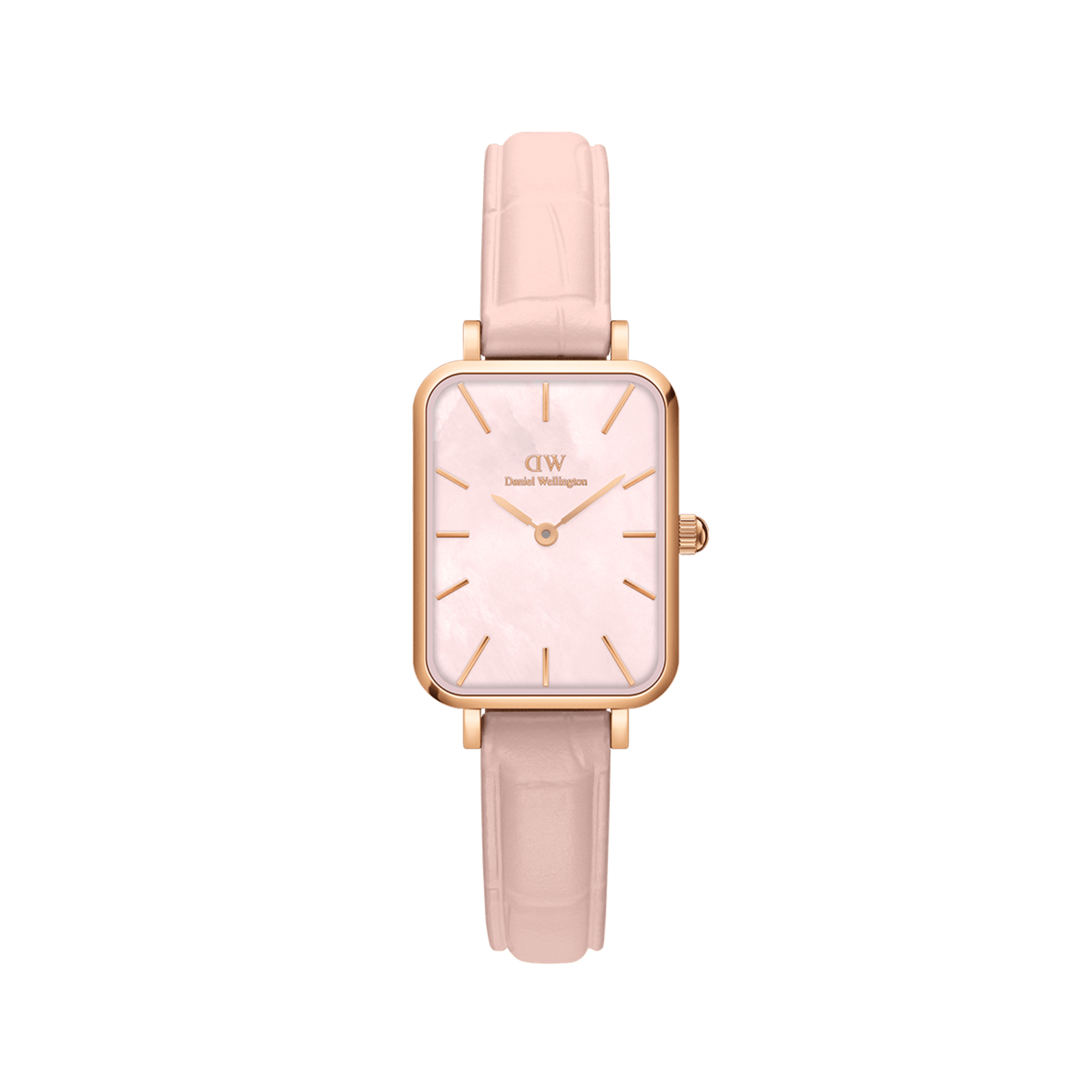 Daniel Wellington Quadro 20X26 Rouge Rose Gold Mother of Pearl Watch - B & S Lyncris Jewellers