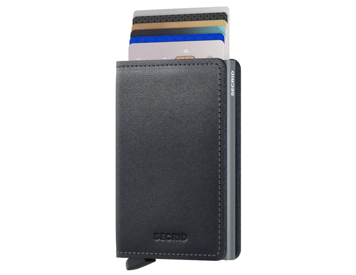 SECRID Miniwallet Original Grey Leather RFID SC9562