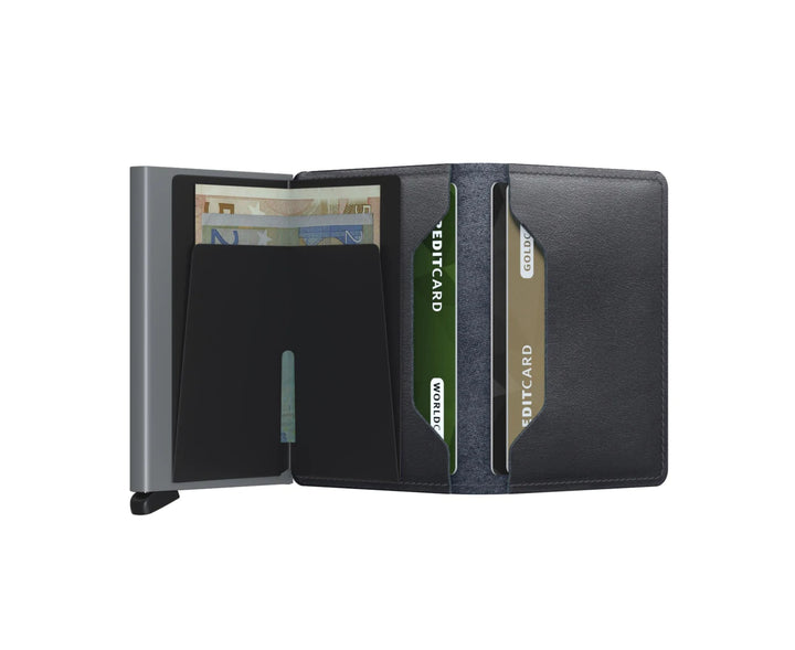 SECRID Miniwallet Original Grey Leather RFID SC9562