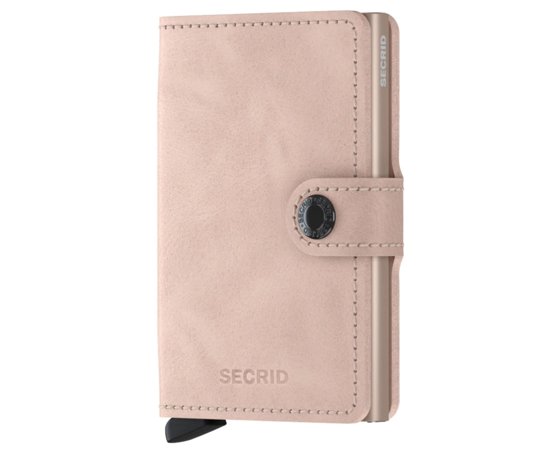 SECRID Miniwallet Vintage Rose Leather RFID SC6653