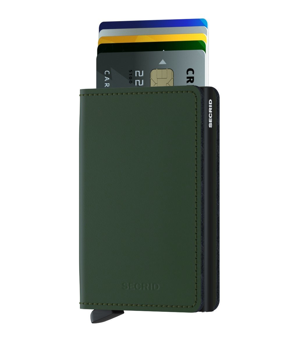 SECRID Slimwallet Matte Green & Black SC6233