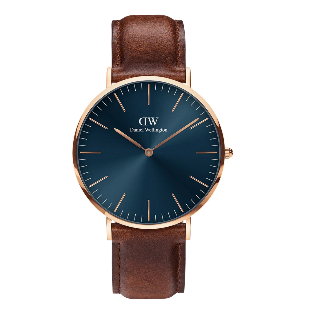 Daniel Wellington Classic 40 St Mawes Rose Gold Arctic Watch