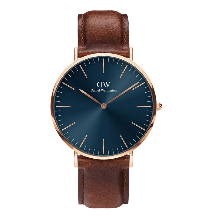 Daniel Wellington Classic 40 St Mawes Rose Gold Arctic Watch