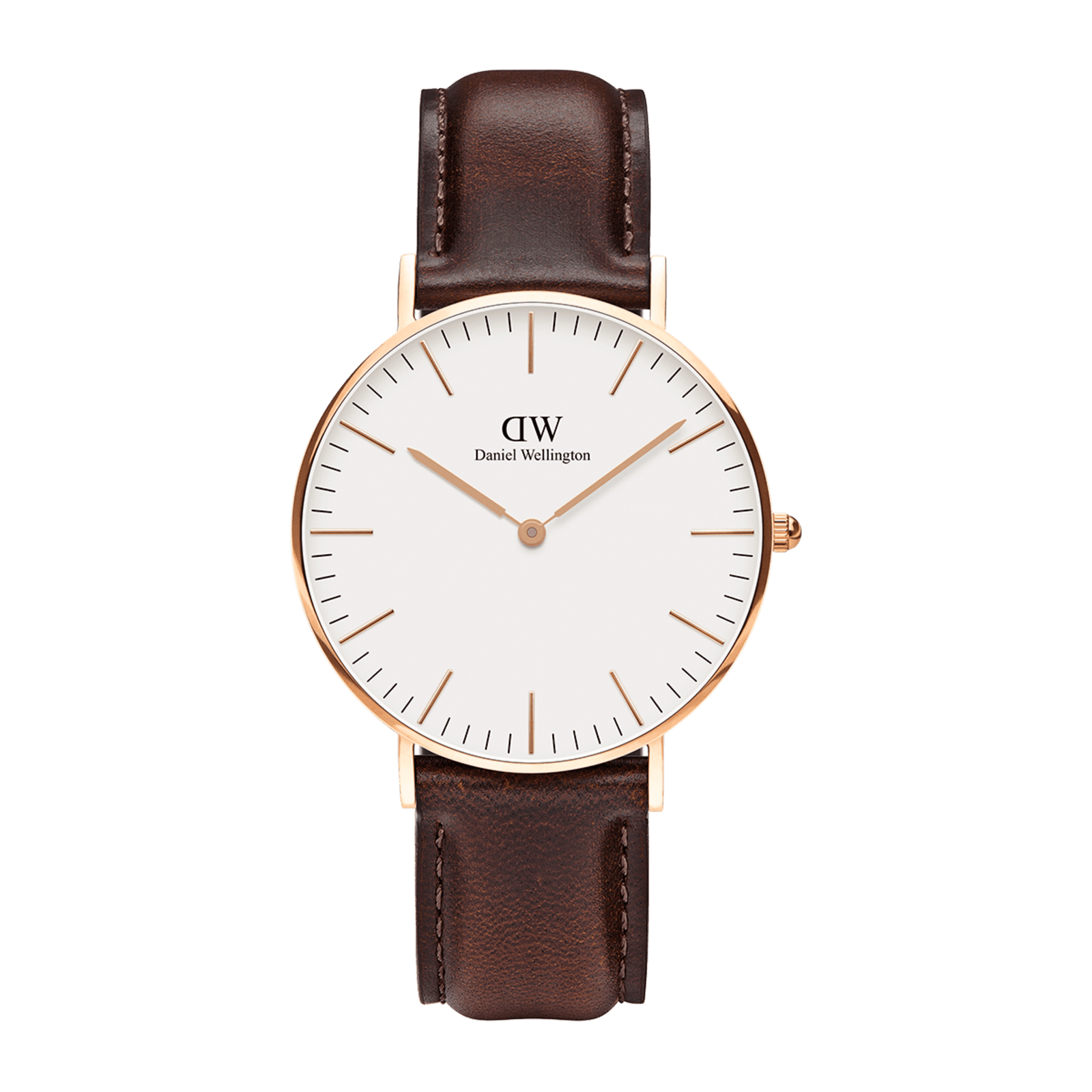 Daniel Wellington Classic 40 Bristol Rose Gold & White Watch - B & S Lyncris Jewellers