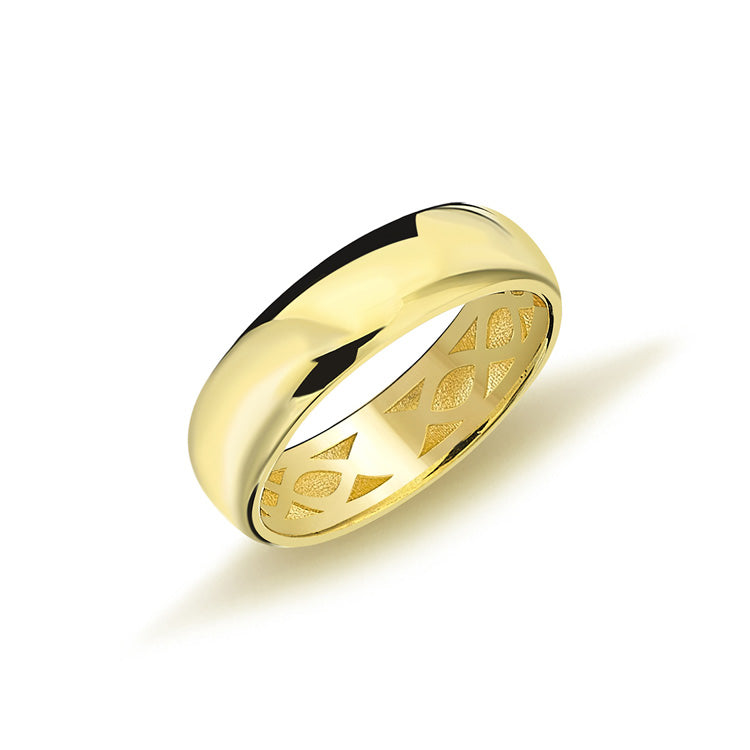 9K Yellow Gold Plain Band
