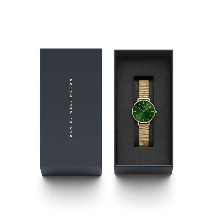 Daniel Wellington Petite Emerald 28 Gold & Green Watch