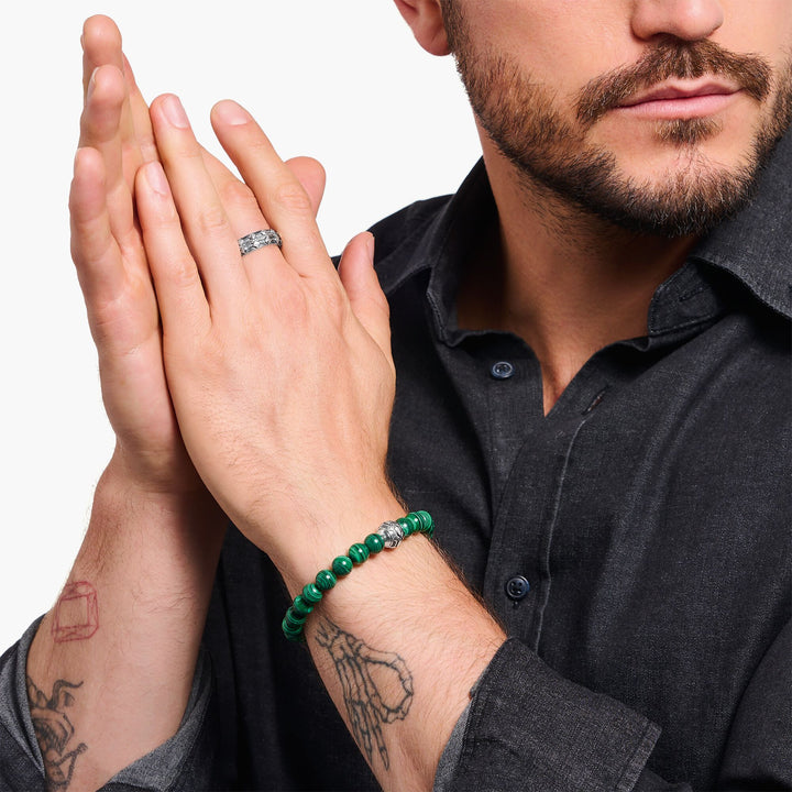 THOMAS SABO Malachite and Red Tiger&