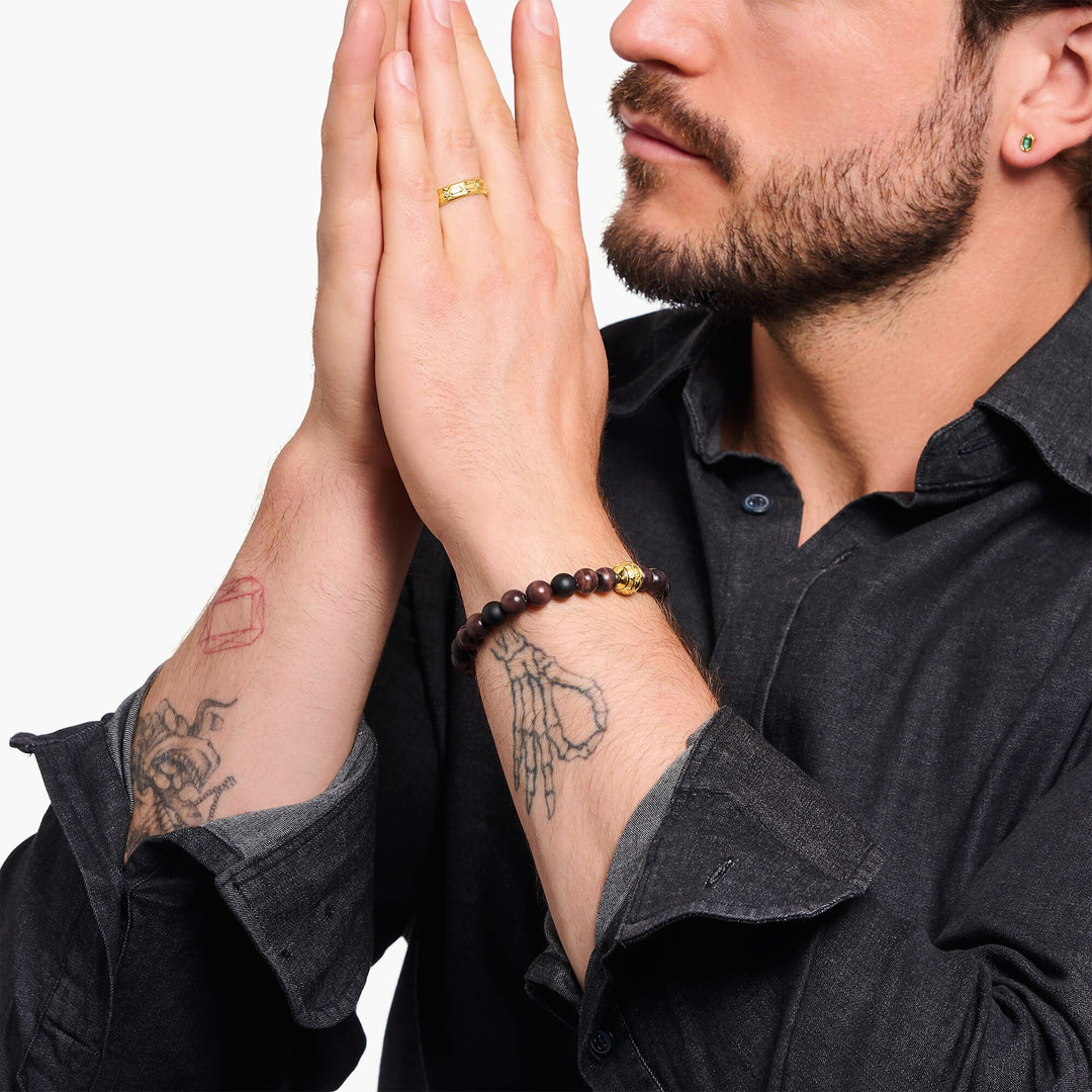 THOMAS SABO Obsidian and Red Tiger&