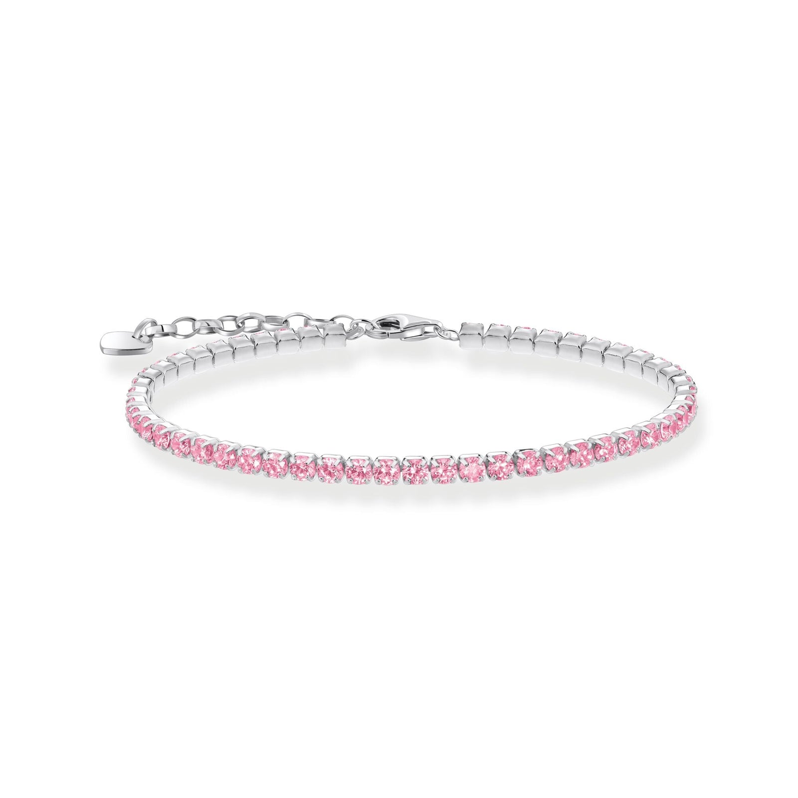 THOMAS SABO Tennis bracelet with pink zirconia - B & S Lyncris Jewellers