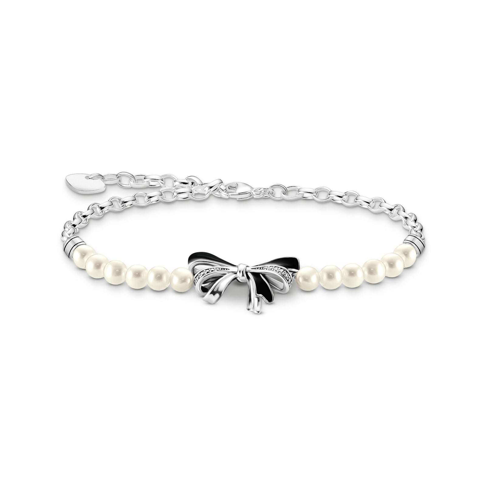 THOMAS SABO Romance bow bracelet with Pearls - B & S Lyncris Jewellers