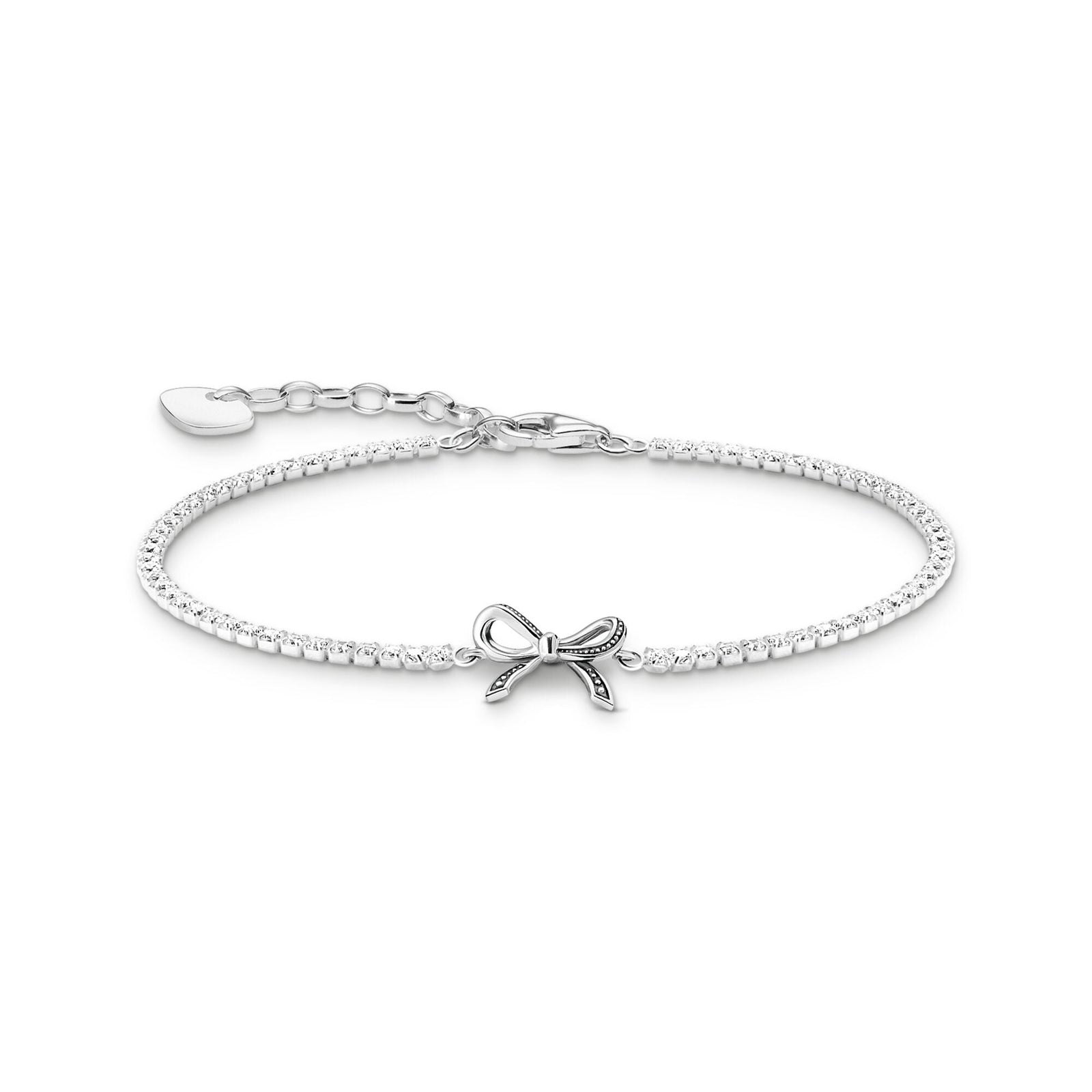 THOMAS SABO Romance Bow bracelet with white zirconia - B & S Lyncris Jewellers