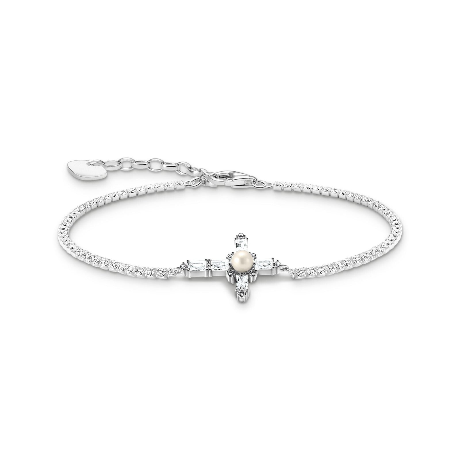 THOMAS SABO Romance Bracelet White Cross - B & S Lyncris Jewellers