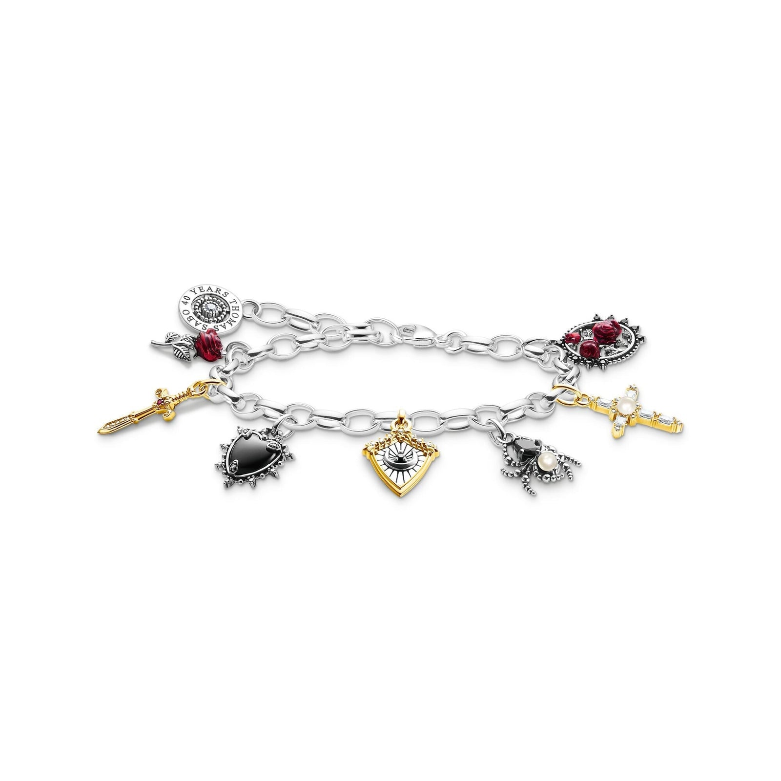 THOMAS SABO True Romance bracelet with pendants - B & S Lyncris Jewellers