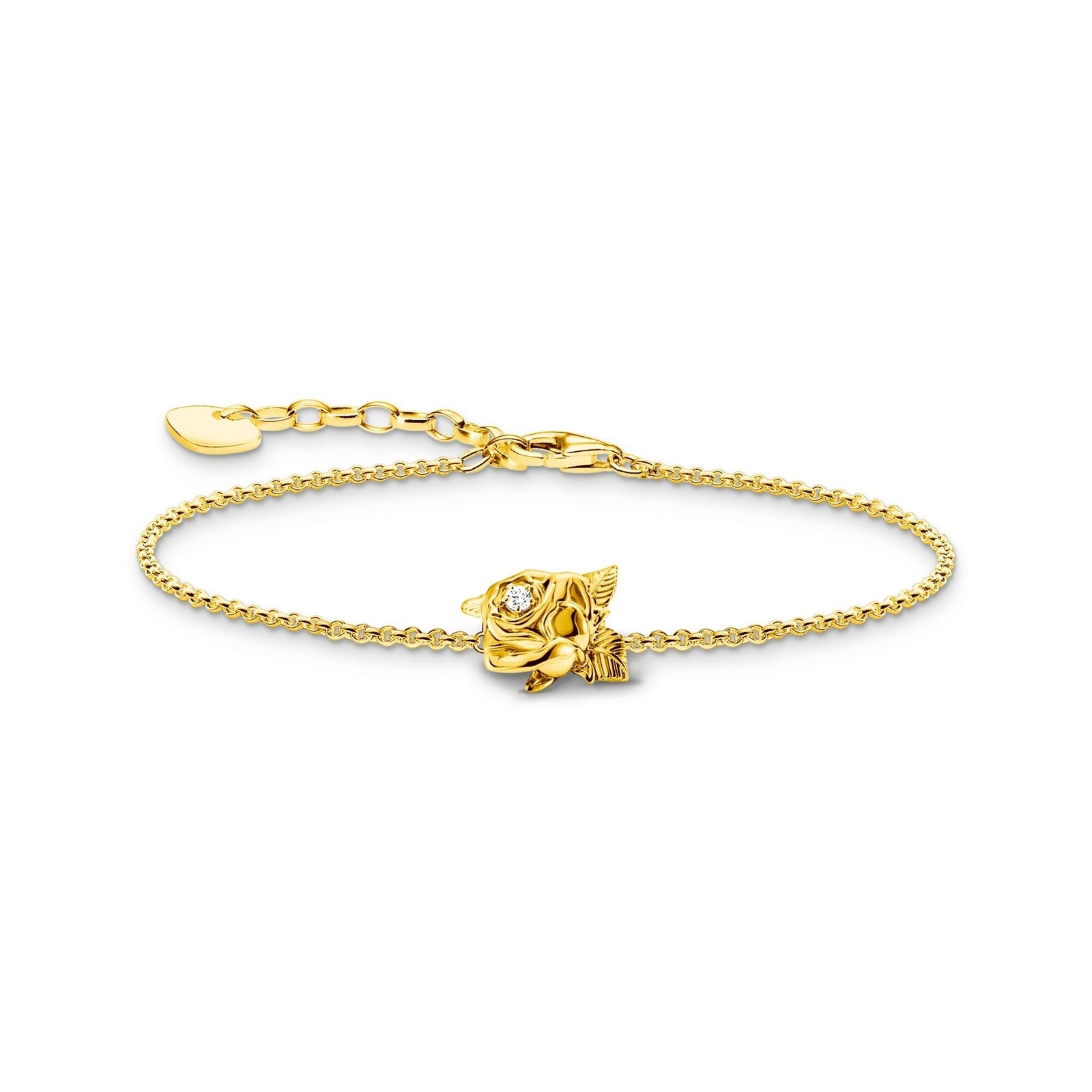 THOMAS SABO Romance Bracelet Rose in Gold - B & S Lyncris Jewellers
