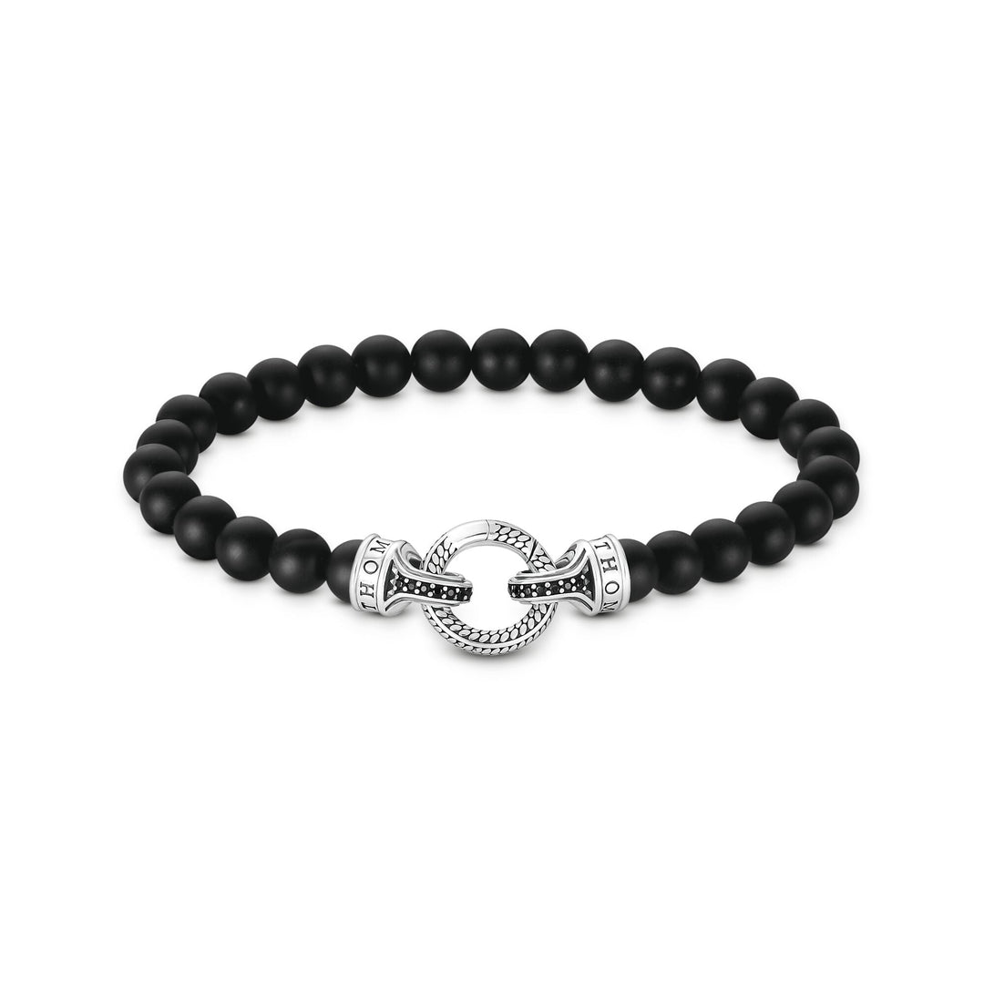 THOMAS SABO Bead Bracelet Obsidian - B &amp; S Lyncris Jewellers