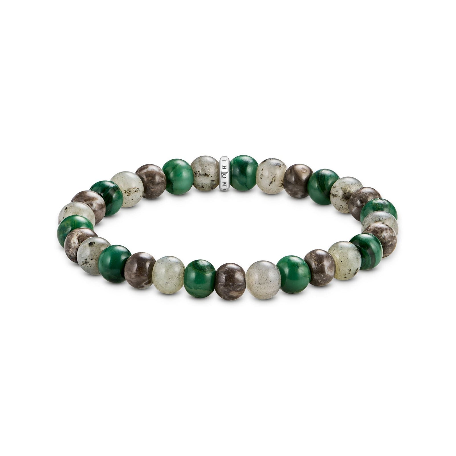 THOMAS SABO Jasper, jade, labradorite beaded bracelet - B & S Lyncris Jewellers