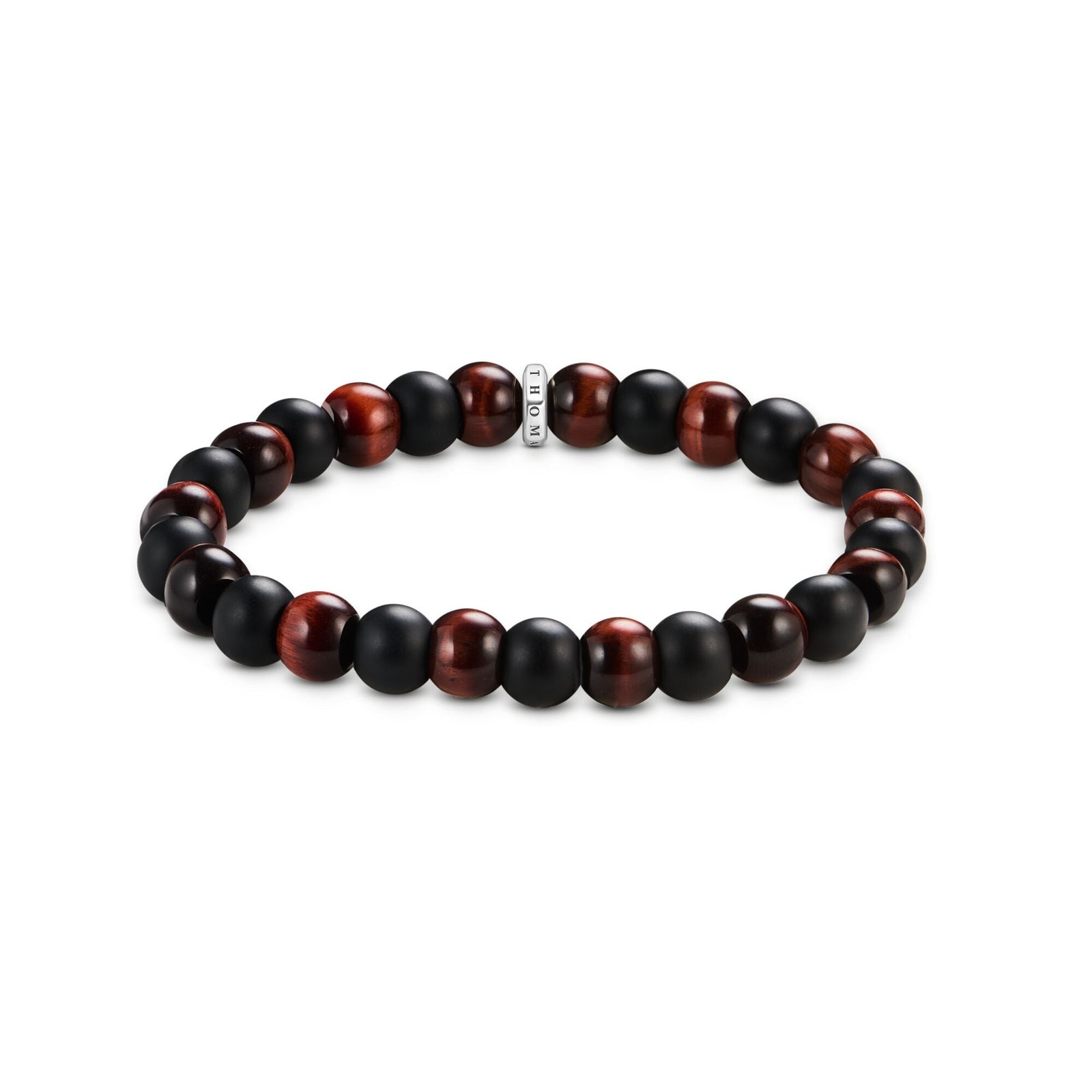 THOMAS SABO Obsidian and red tiger's eye Bracelet - B & S Lyncris Jewellers