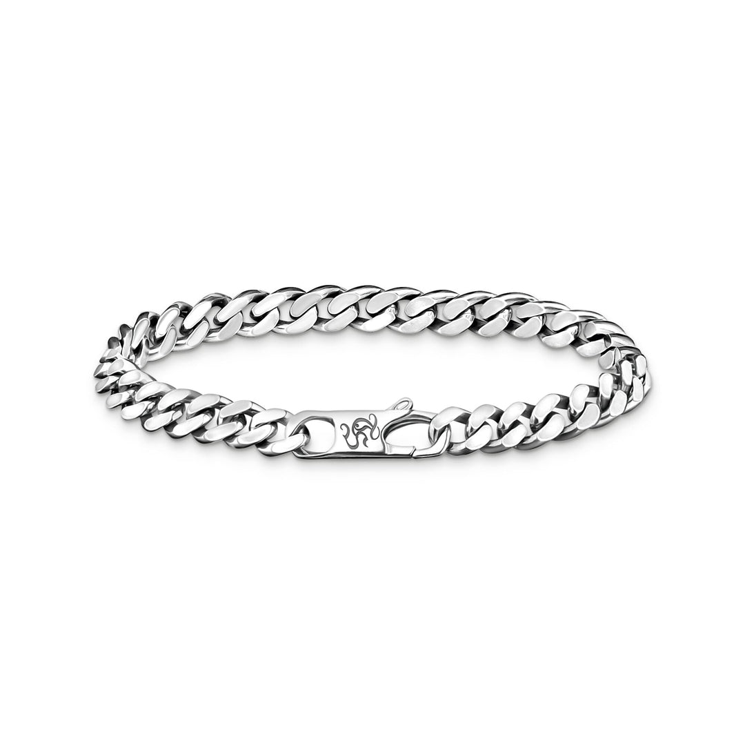 THOMAS SABO Silver armoured bracelet - B &amp; S Lyncris Jewellers