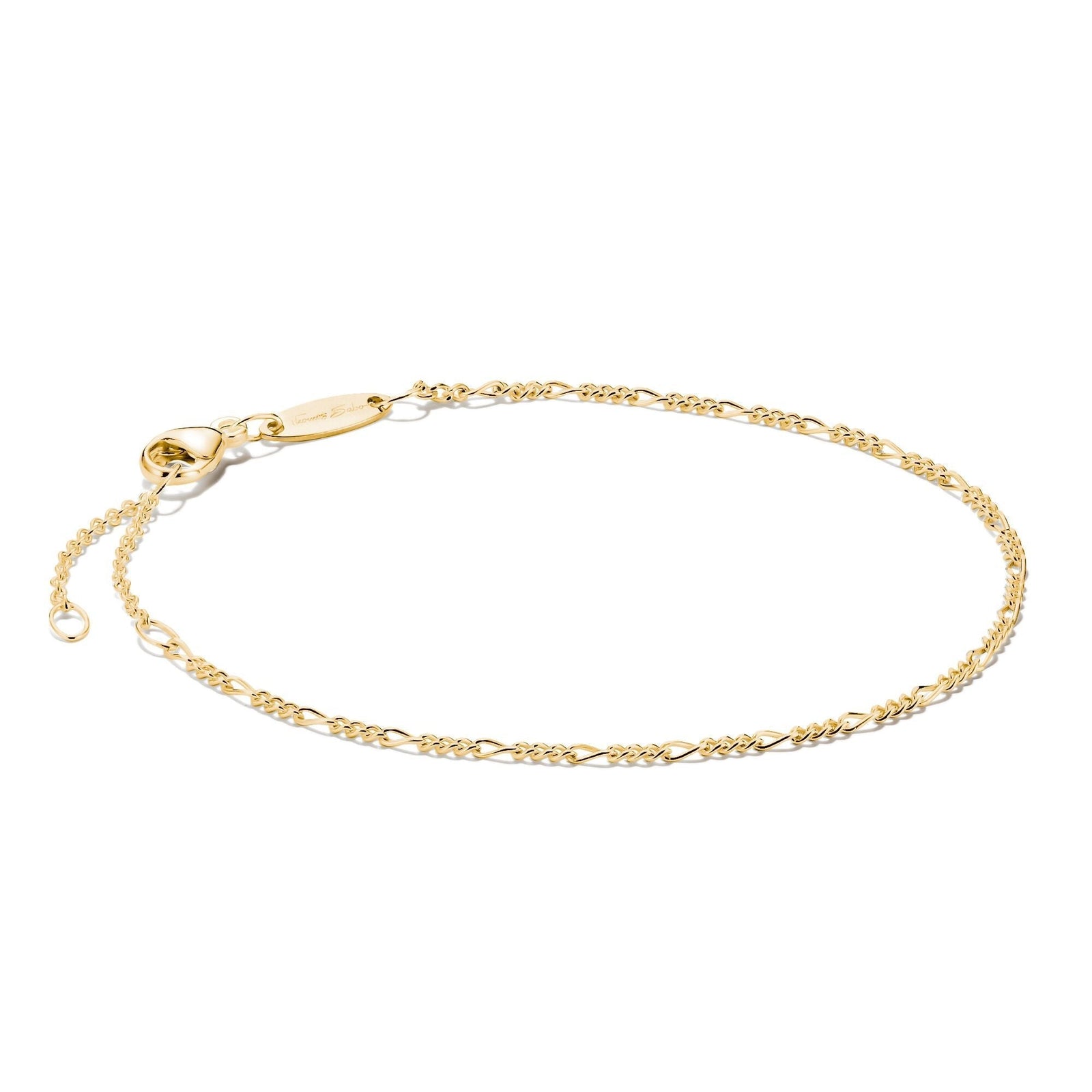 THOMAS SABO Charm bracelet Figaro design Gold - B & S Lyncris Jewellers