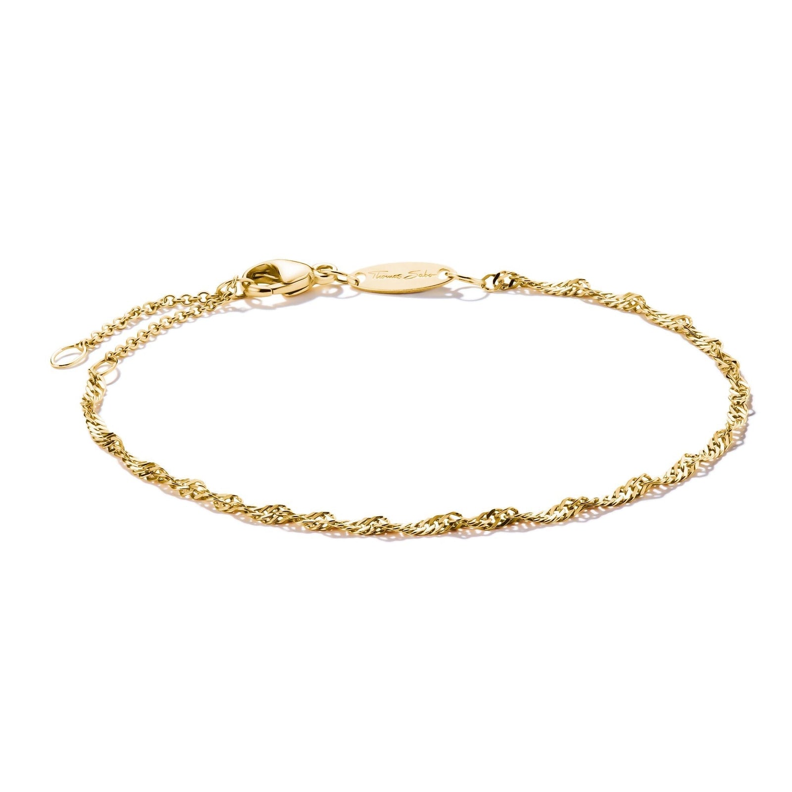 THOMAS SABO Charm bracelet Singapore design Gold - B & S Lyncris Jewellers