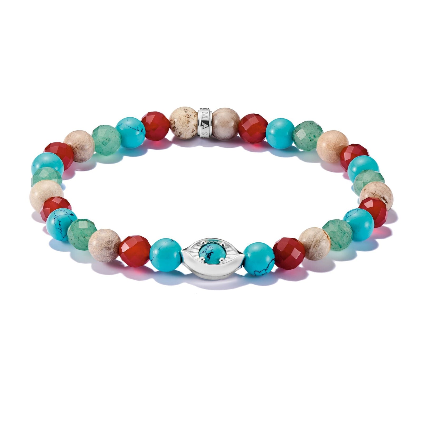THOMAS SABO Multicoloured Eye Bead Bracelet - B & S Lyncris Jewellers