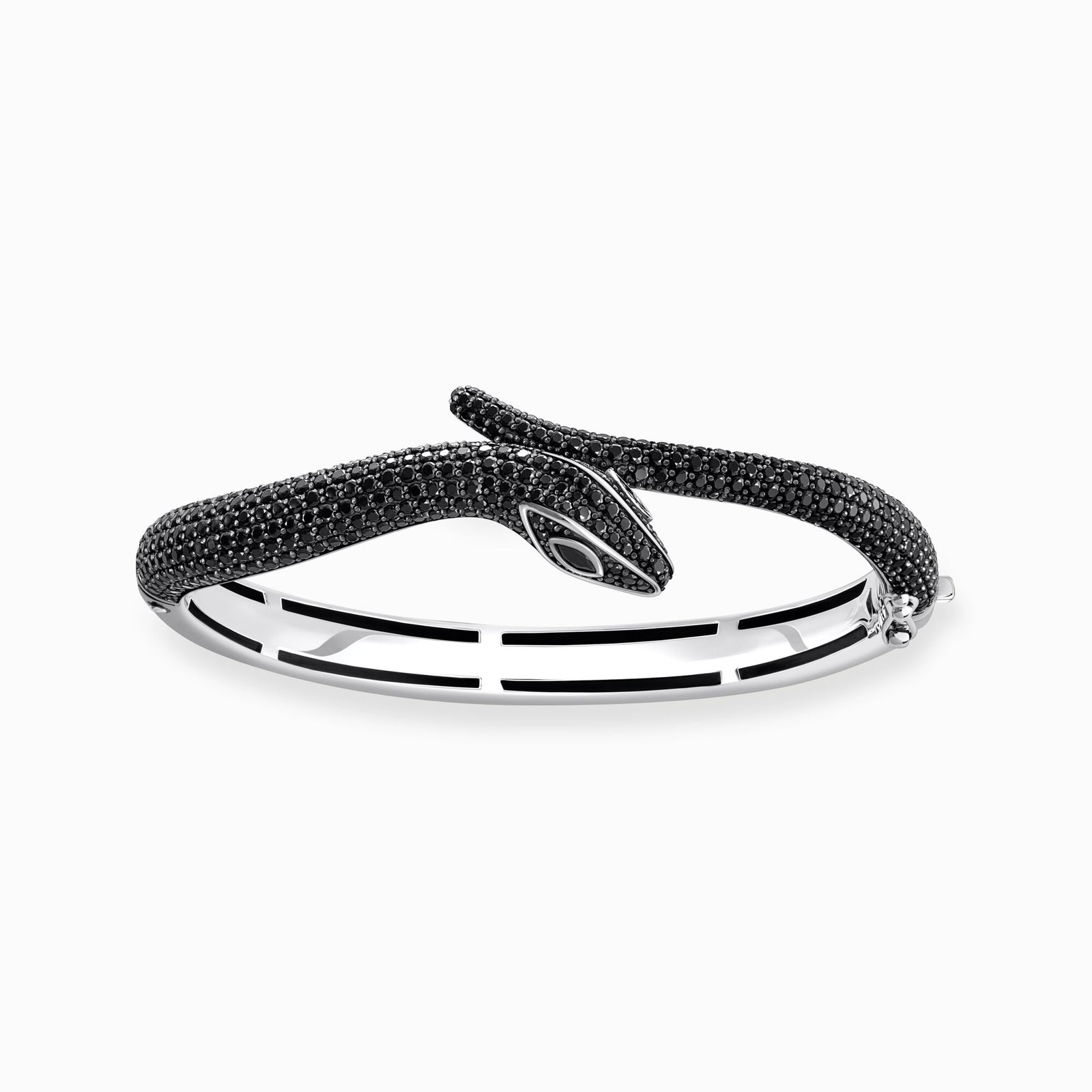THOMAS SABO Snake bracelet with black zirconia - B & S Lyncris Jewellers