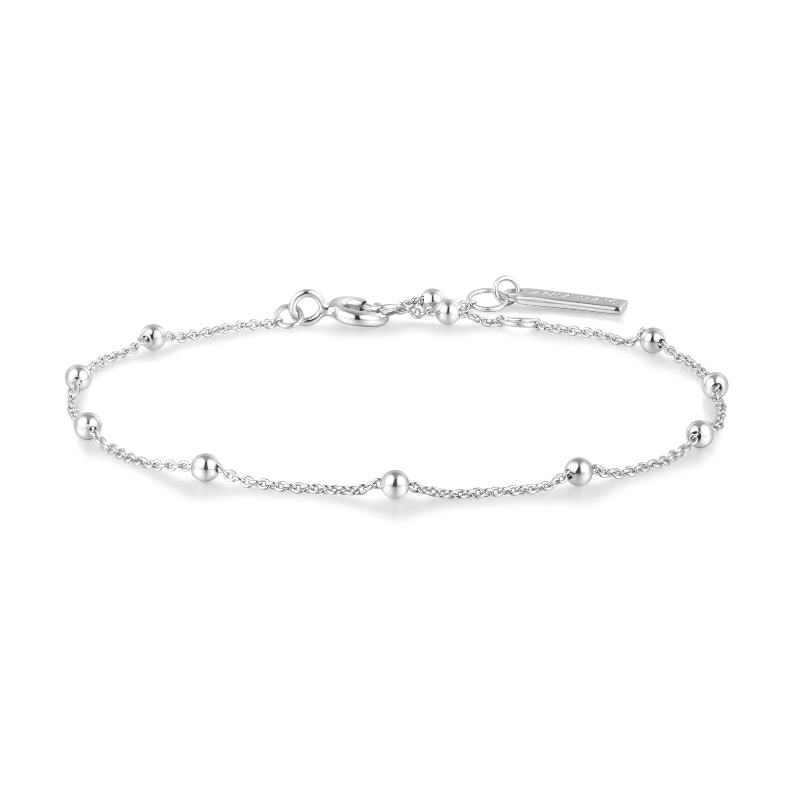 Ania Haie Silver Beaded Chain Bracelet - B & S Lyncris Jewellers