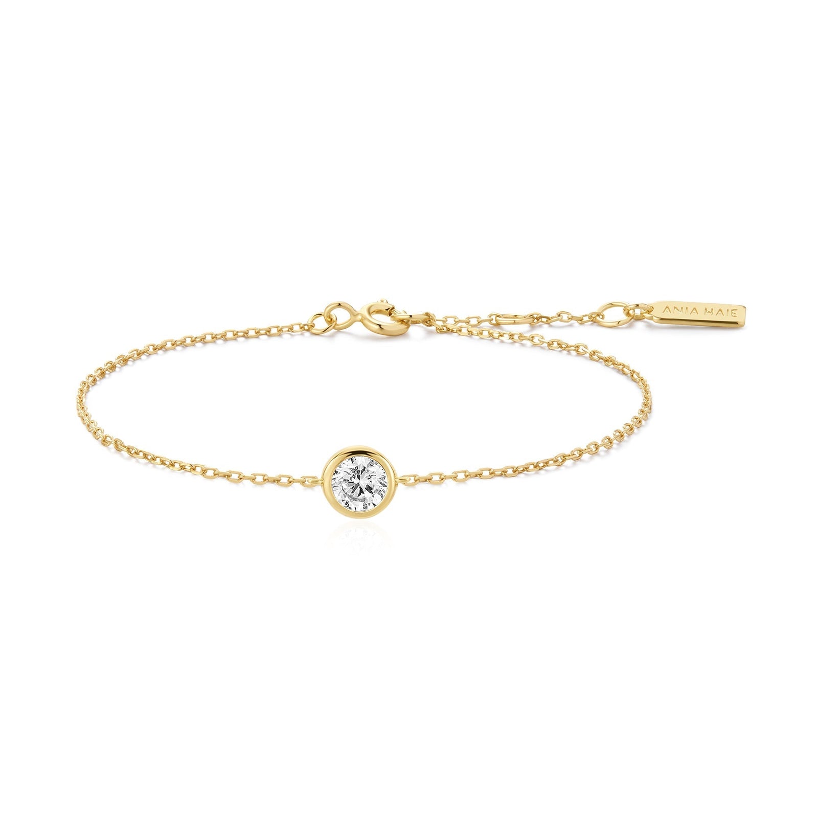 Ania Haie Gold Solitaire Bracelet - B & S Lyncris Jewellers