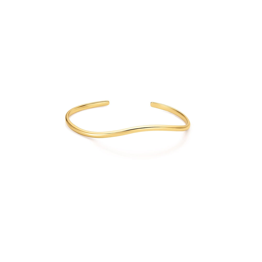 Ania Haie Gold Wave Cuff Bracelet - B &amp; S Lyncris Jewellers