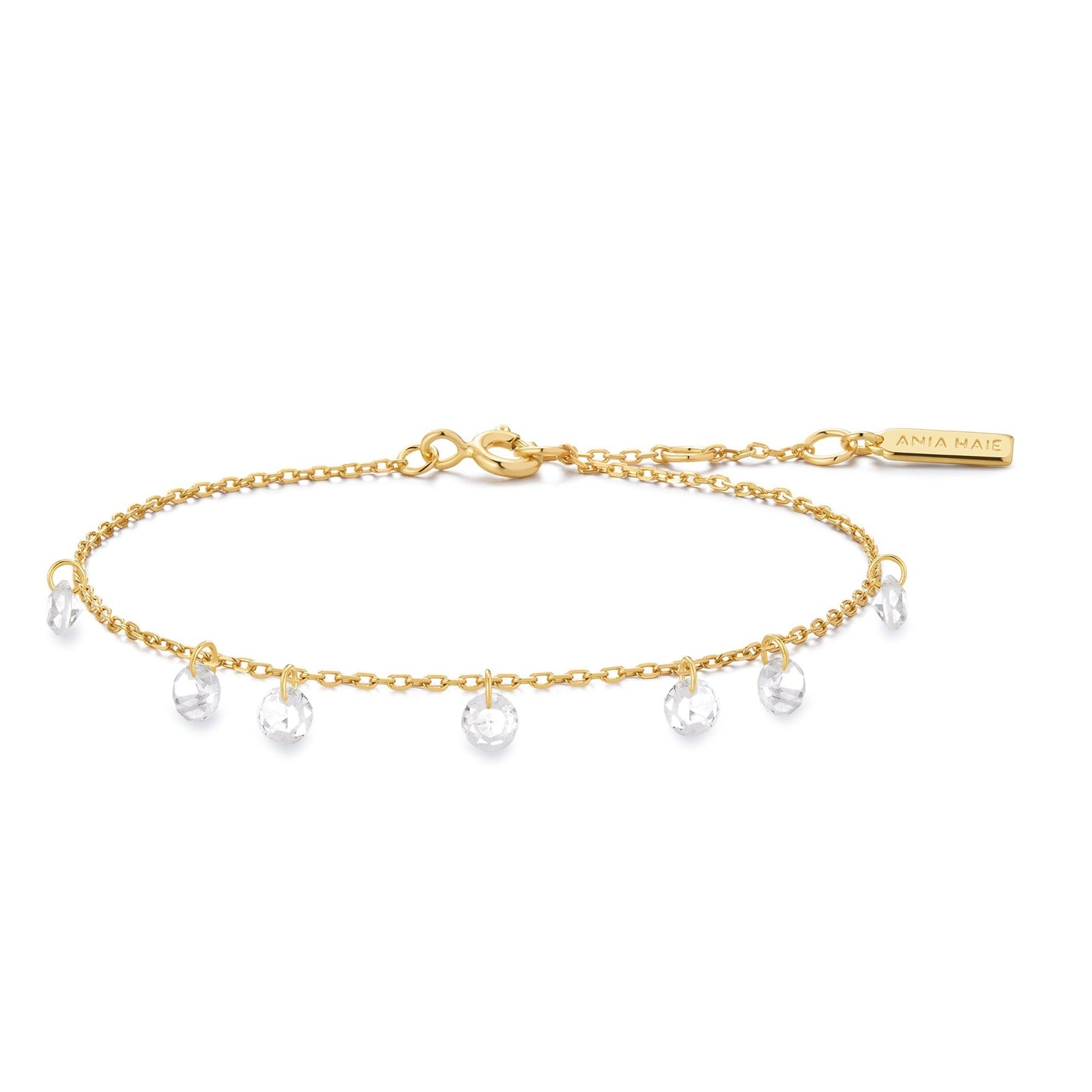 Ania Haie Gold Droplet Station Bracelet - B & S Lyncris Jewellers