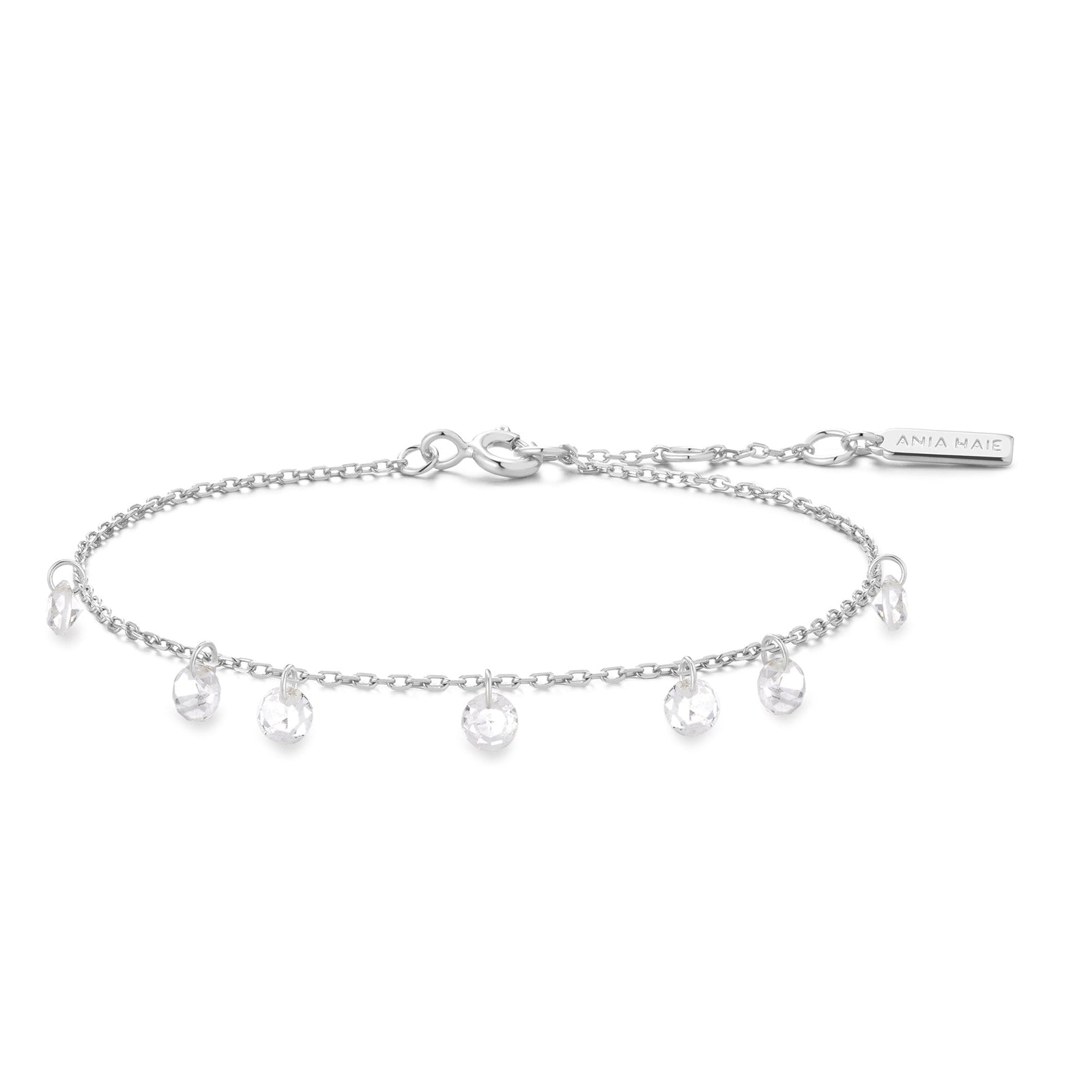Ania Haie Silver Droplet Station Bracelet - B & S Lyncris Jewellers