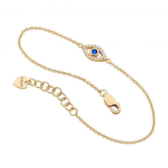 Ellani Gold Evil Eye Bracelet