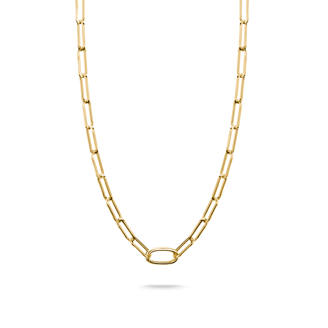 THOMAS SABO Connect Charm necklace paperclip Gold