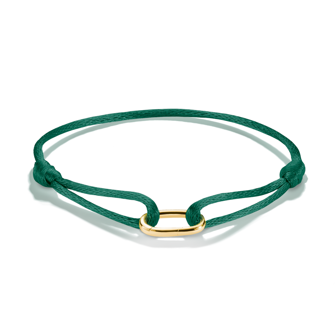 THOMAS SABO Connect Textile Bracelet Green