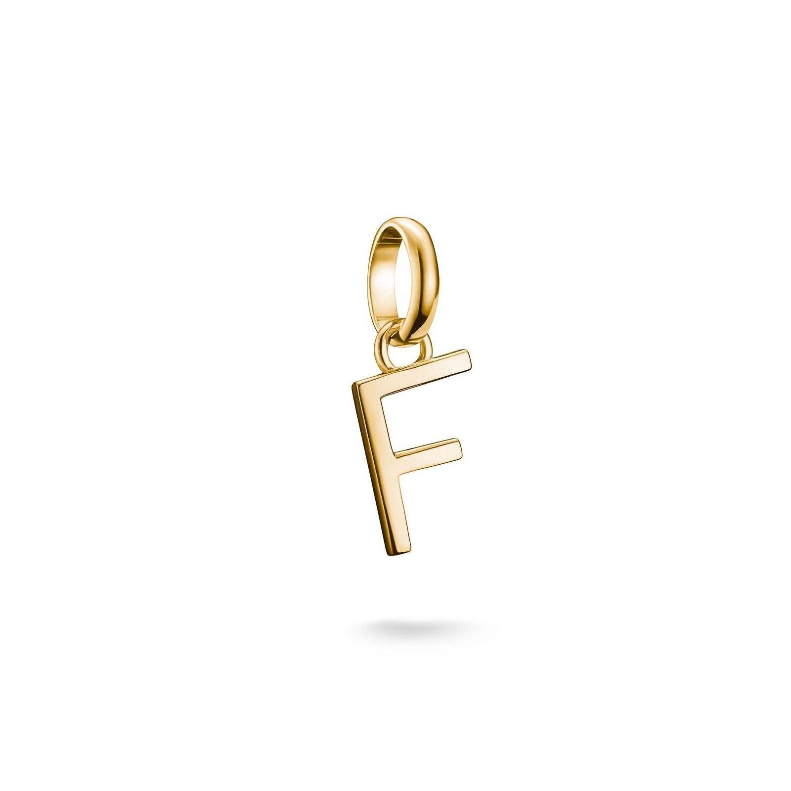 THOMAS SABO Connect Charm letter F Gold - B & S Lyncris Jewellers